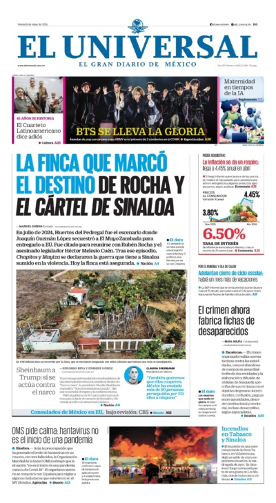 El Universal - 8 de mayo de 2026