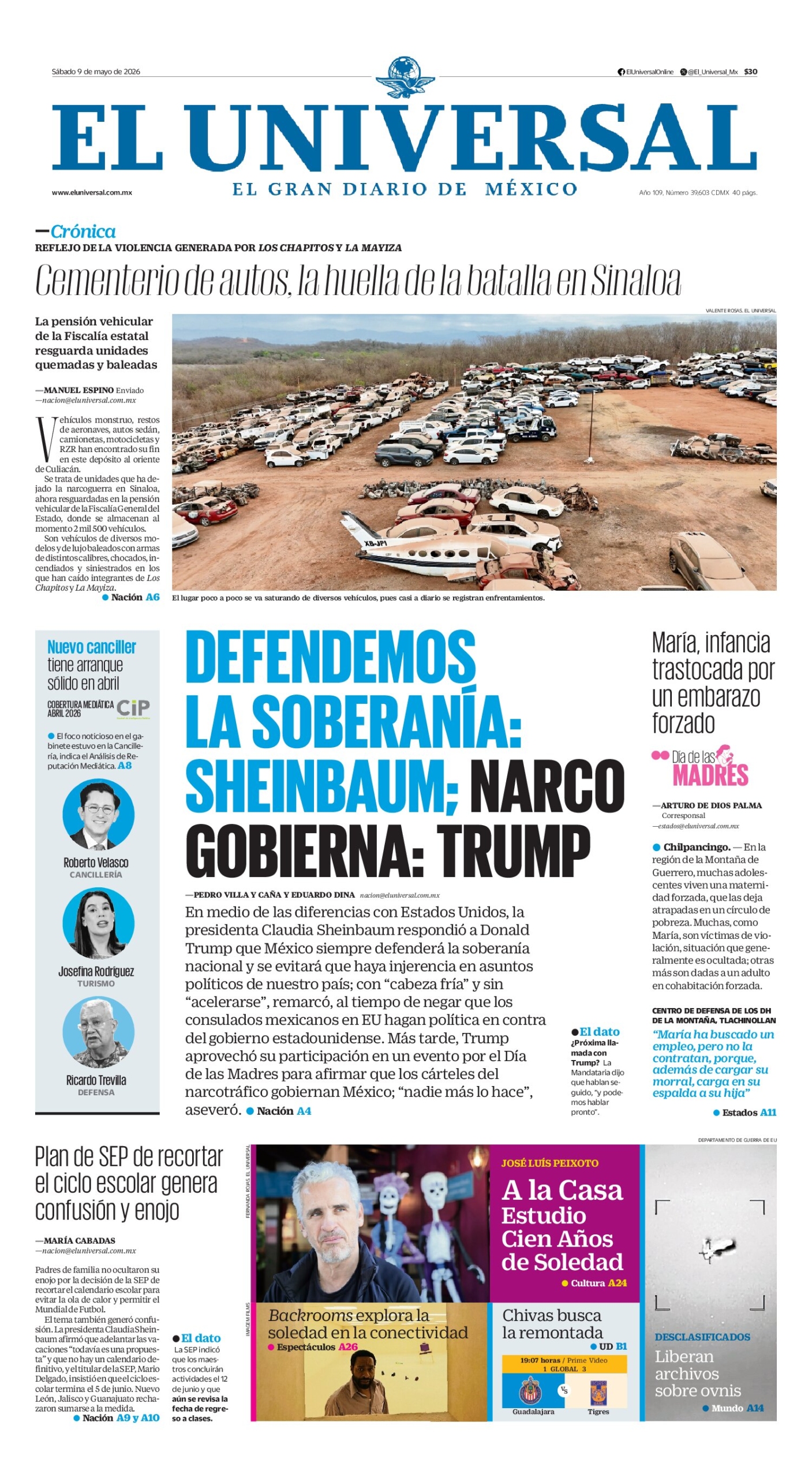El Universal - 9 de mayo de 2026