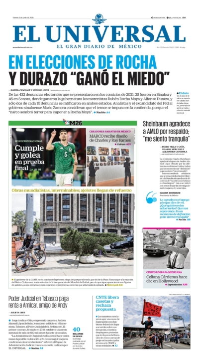 El Universal - 5 de junio de 2026