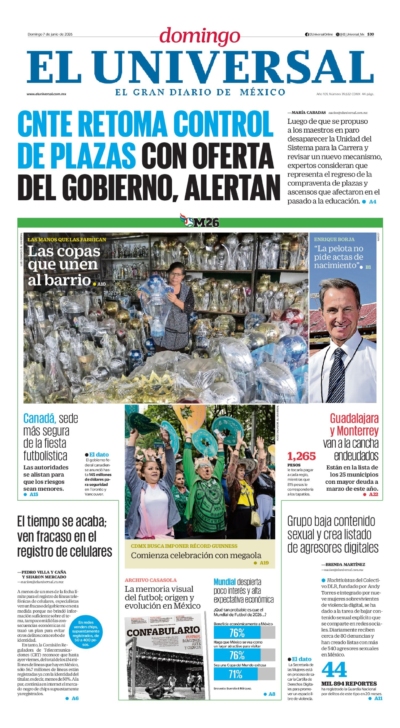El Universal - 7 de junio de 2026