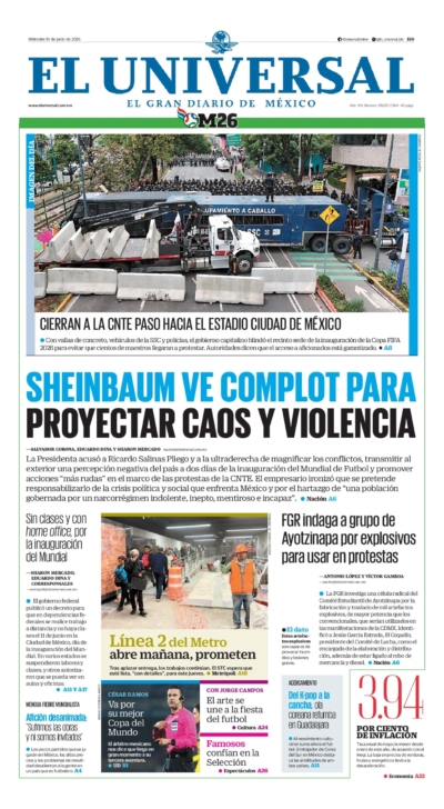 El Universal - 10 de junio de 2026