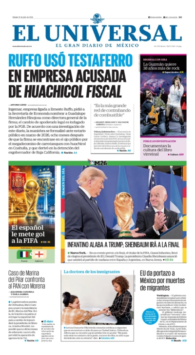 El Universal - 18 de julio de 2026
