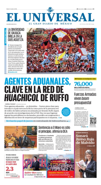 El Universal - 21 de julio de 2026