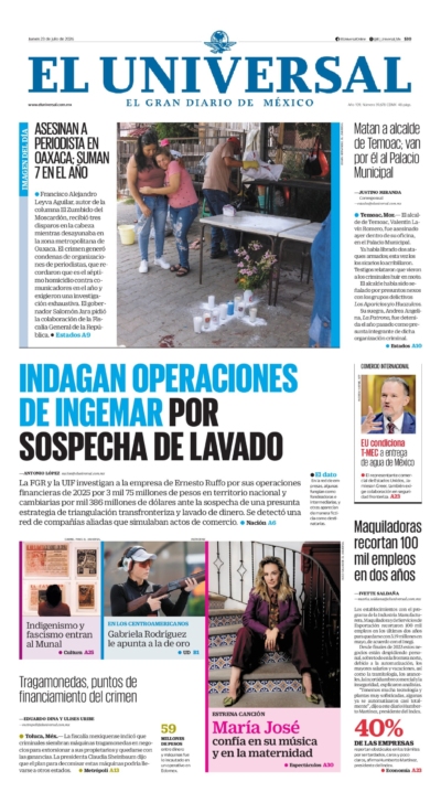 El Universal - 23 de julio de 2026