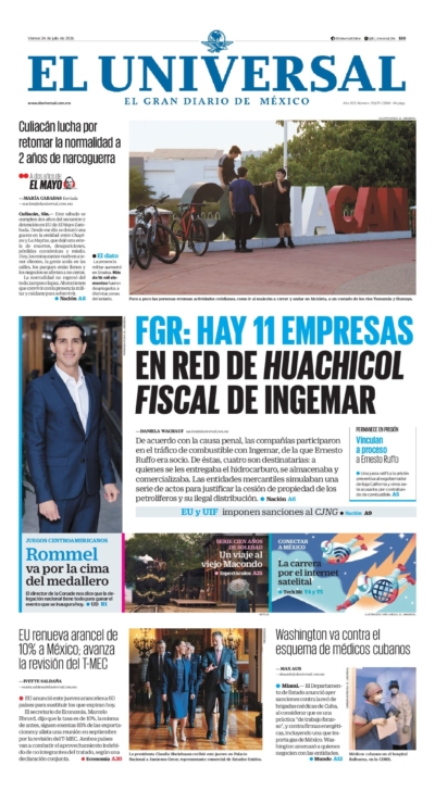 El Universal - 24 de julio de 2026