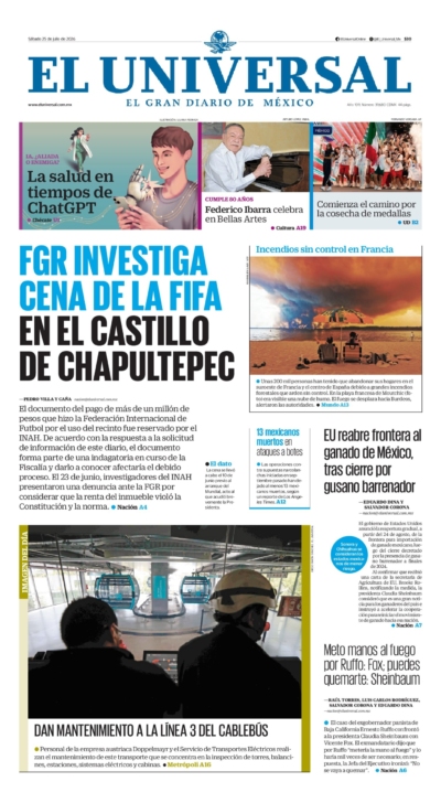 El Universal - 25 de julio de 2026