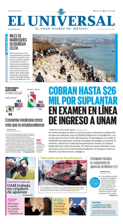 El Universal - 31 de julio de 2026