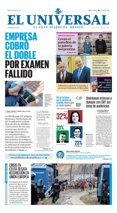 El Universal - 1 de agosto de 2026