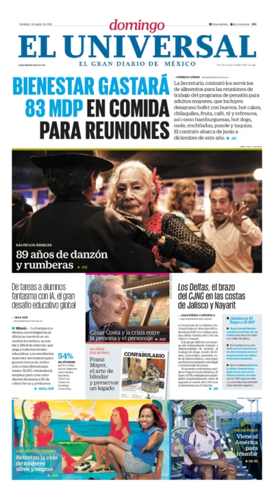 El Universal - 2 de agosto de 2026