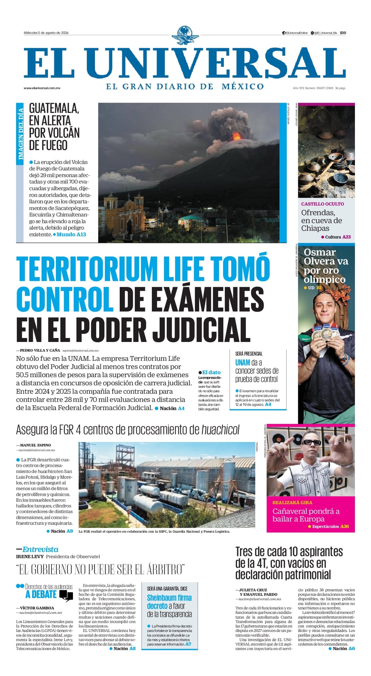 El Universal - 5 de agosto de 2026