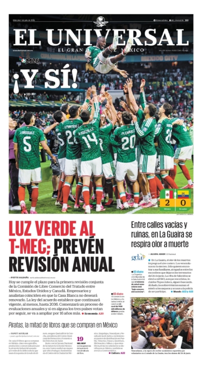 El Universal - 1 de julio de 2026