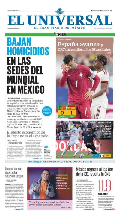 El Universal - 7 de julio de 2026