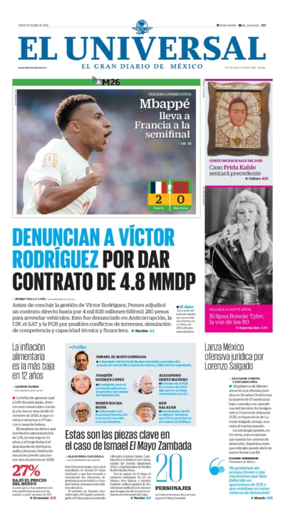 El Universal - 10 de julio de 2026