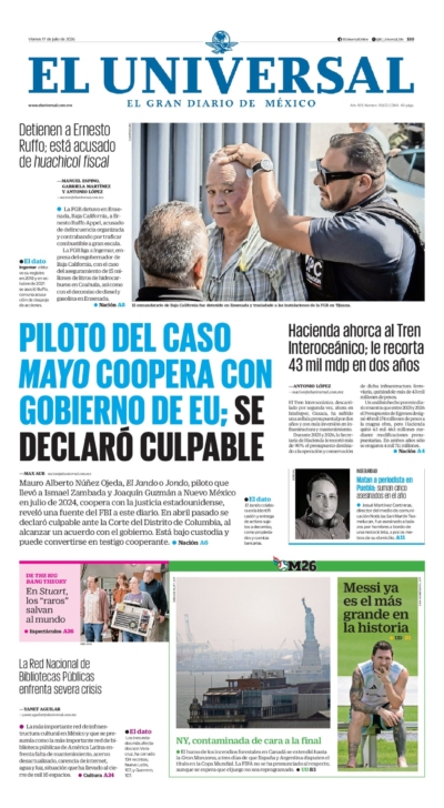 El Universal - 17 de julio de 2026