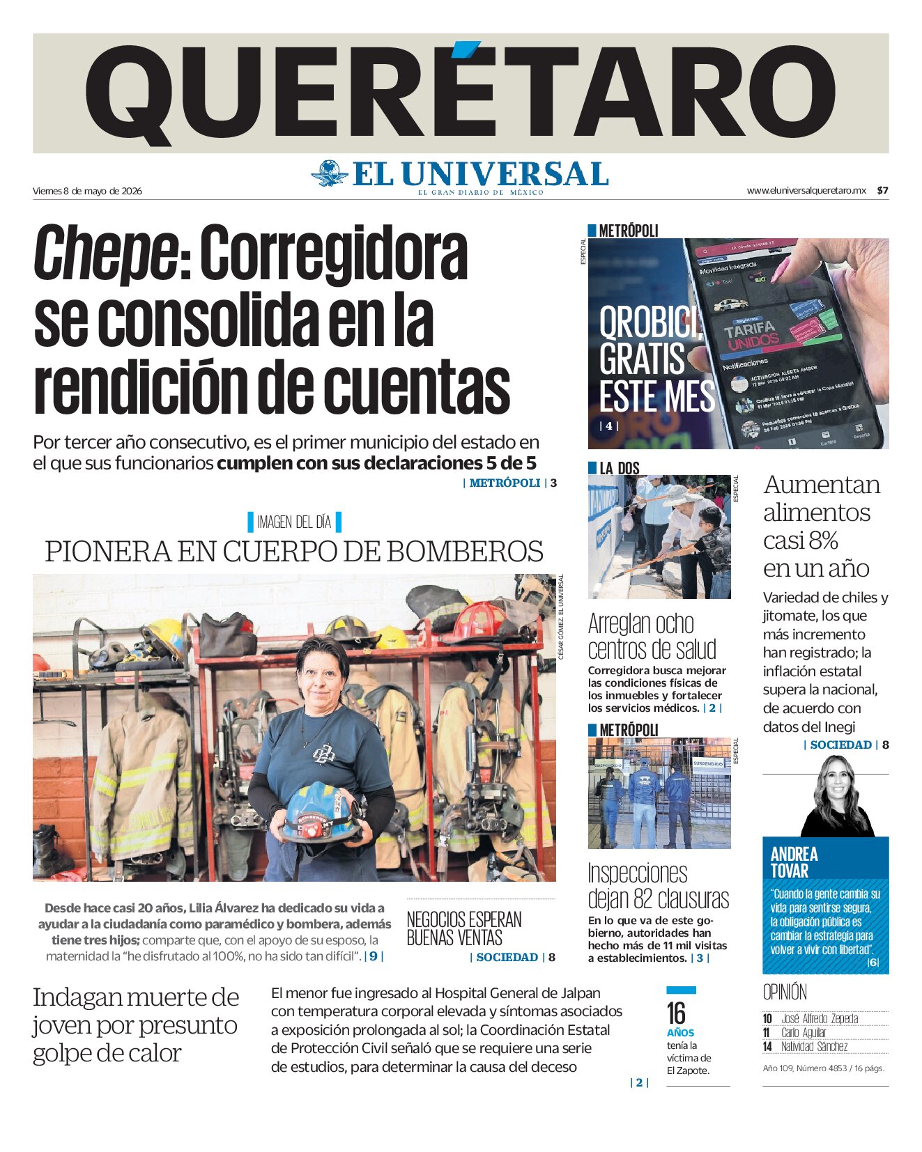 Querétaro - 8 de mayo de 2026