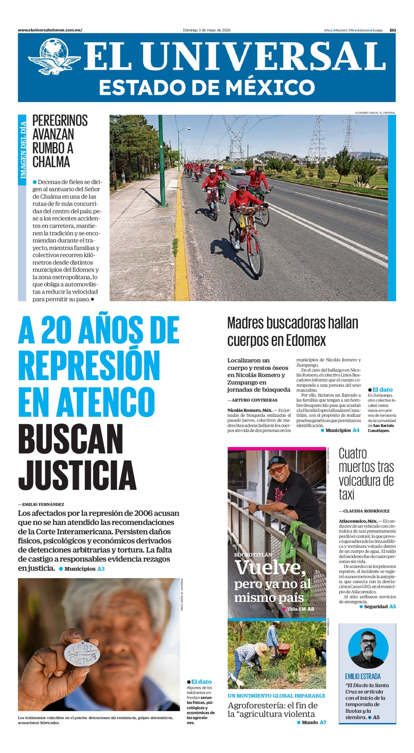 Estado de México - 3 de mayo de 2026