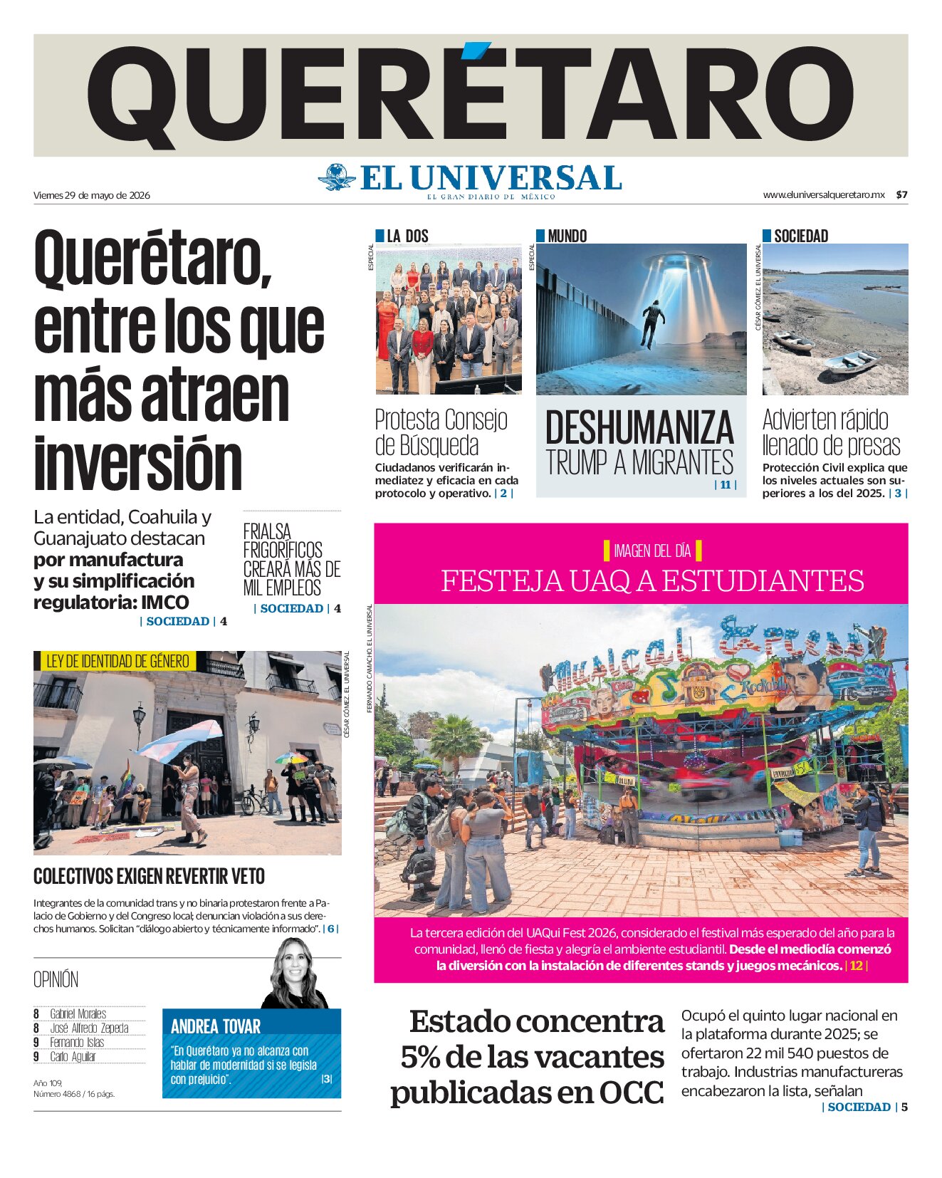 Querétaro - 29 de mayo de 2026