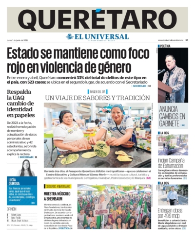 Querétaro - 1 de junio de 2026