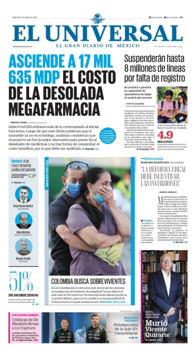 El Universal - 12 de agosto de 2026