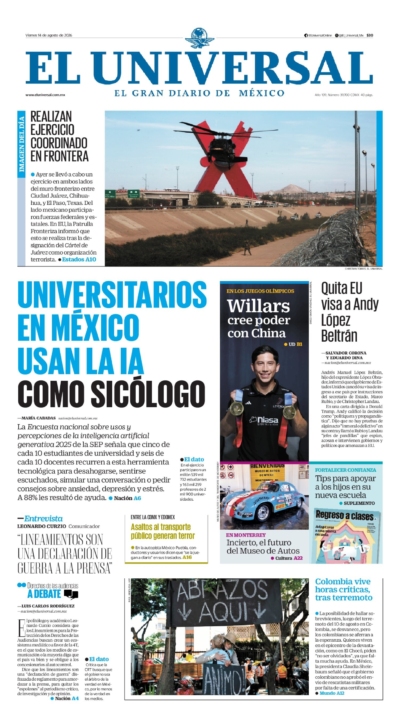 El Universal - 14 de agosto de 2026