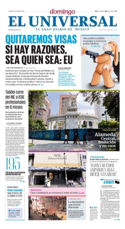El Universal - 16 de agosto de 2026