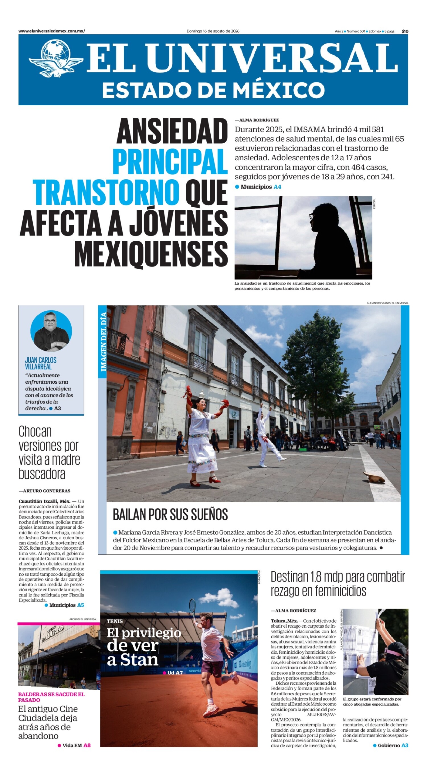 Estado de México - 16 de agosto de 2026