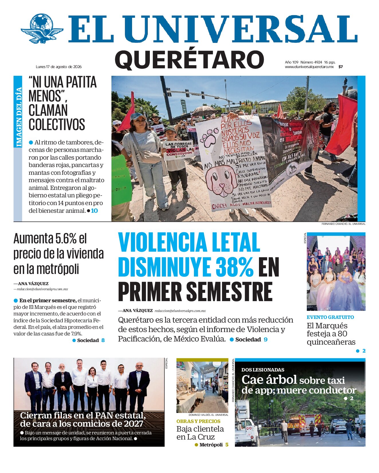 Querétaro - 17 de agosto de 2026