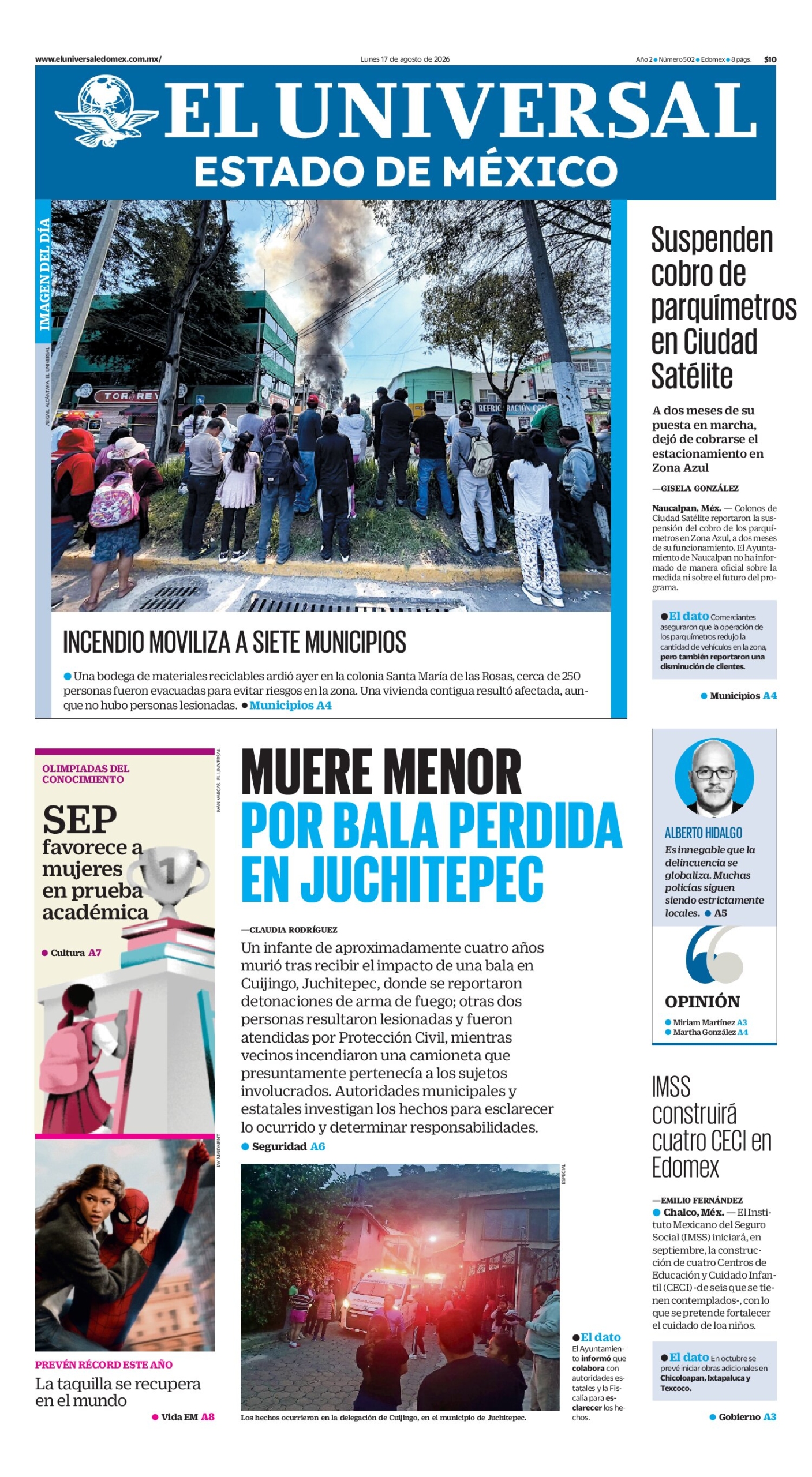 Estado de México - 17 de agosto de 2026