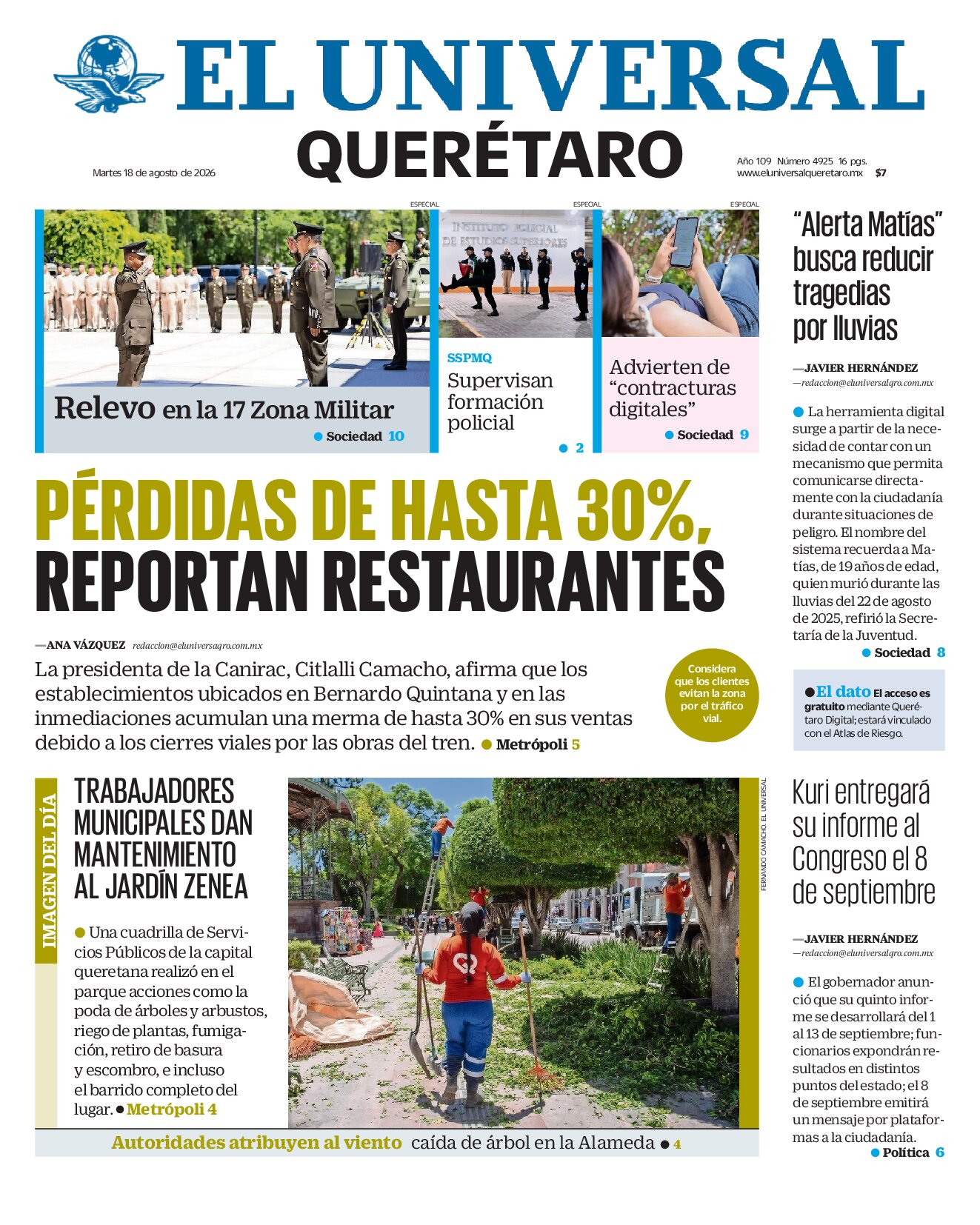 Querétaro - 18 de agosto de 2026