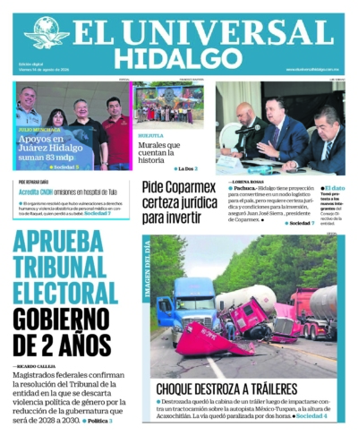 Hidalgo - 14 de agosto de 2026
