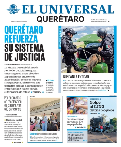 Querétaro - 20 de agosto de 2026