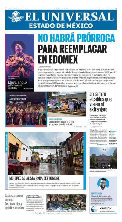 Estado de México - 20 de agosto de 2026