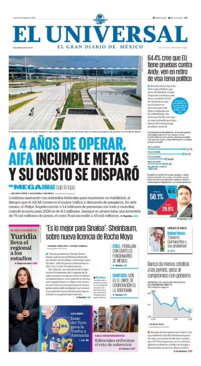 El Universal - 24 de agosto de 2026