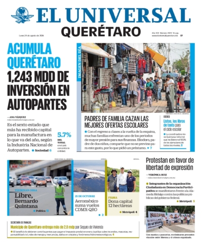 Querétaro - 24 de agosto de 2026