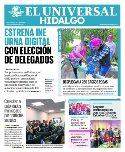 Hidalgo - 24 de agosto de 2026