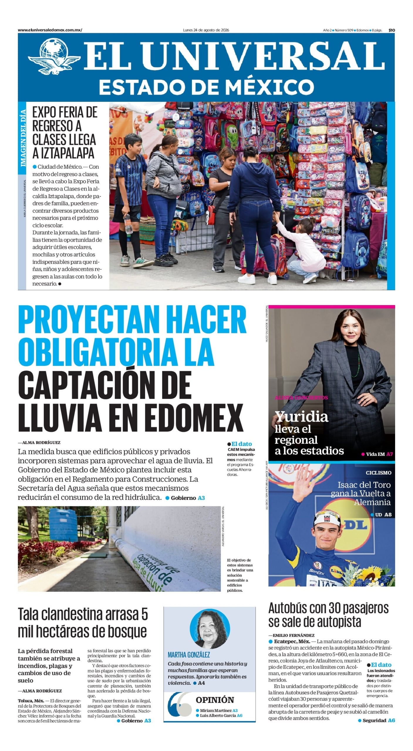 Estado de México - 24 de agosto de 2026