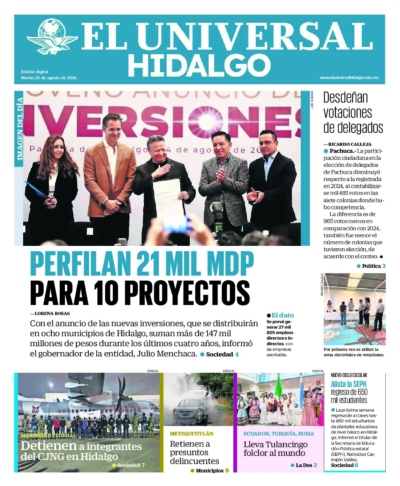 Hidalgo - 25 de agosto de 2026