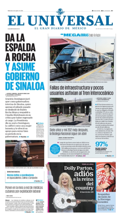 El Universal - 26 de agosto de 2026