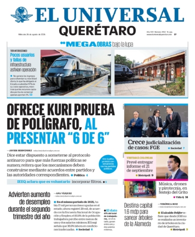 Querétaro - 26 de agosto de 2026