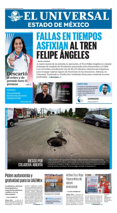 Estado de México - 27 de agosto de 2026