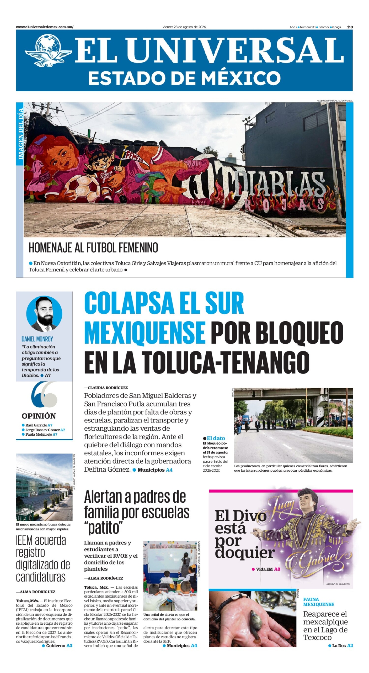 Estado de México - 28 de agosto de 2026