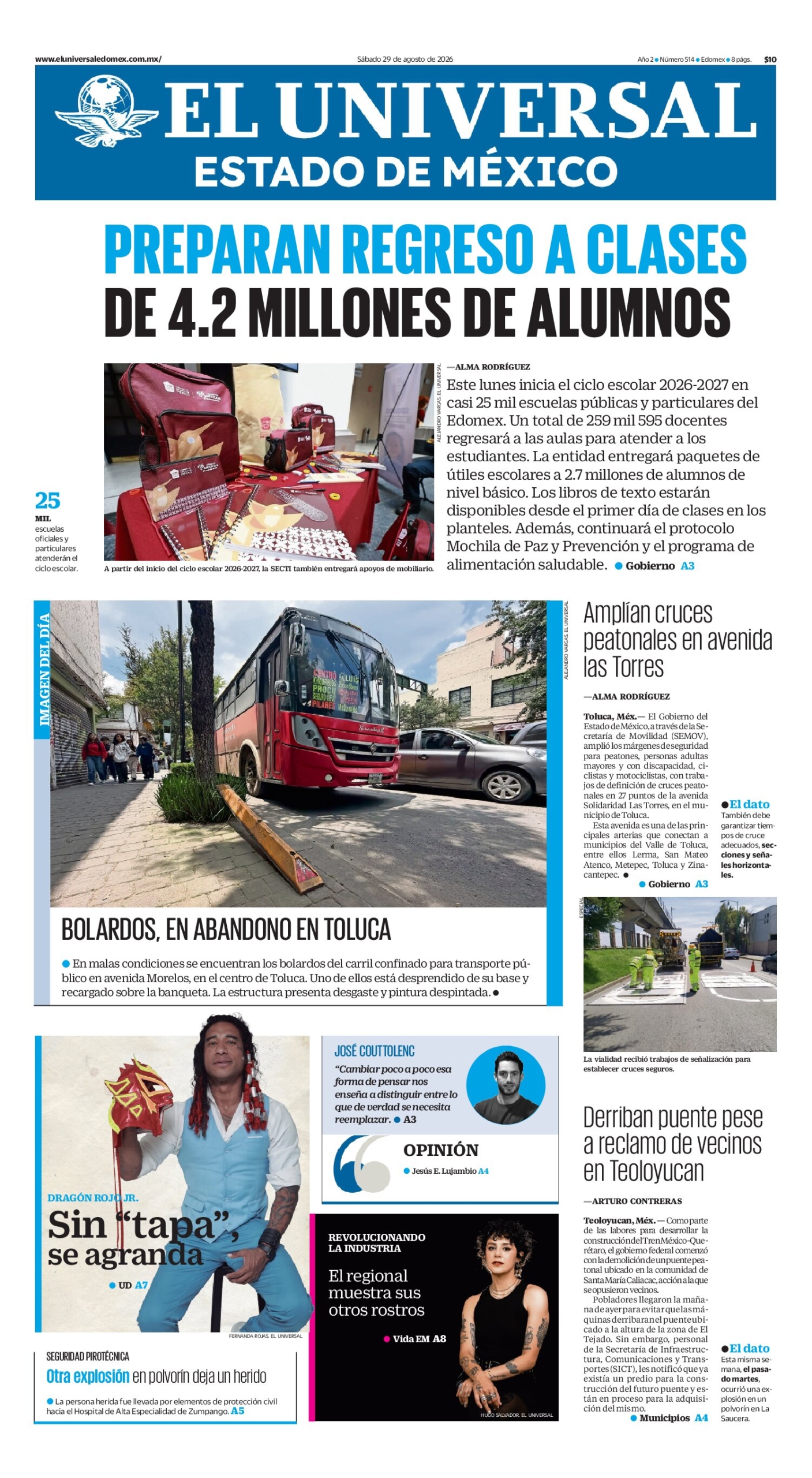 Estado de México - 29 de agosto de 2026
