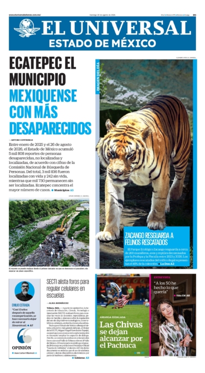 Estado de México - 30 de agosto de 2026