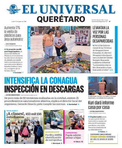 Querétaro - 31 de agosto de 2026
