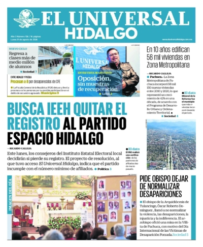 Hidalgo - 31 de agosto de 2026