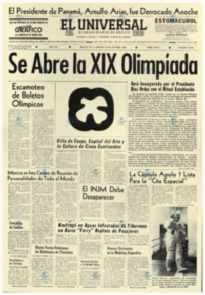 Apertura de los XiX Juegos Olímpicos en México