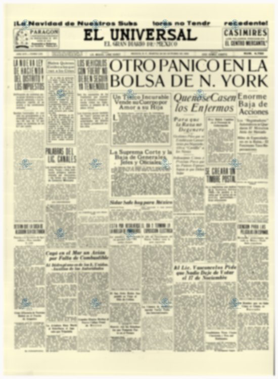 Crack en la bolsa de N.Y 1929