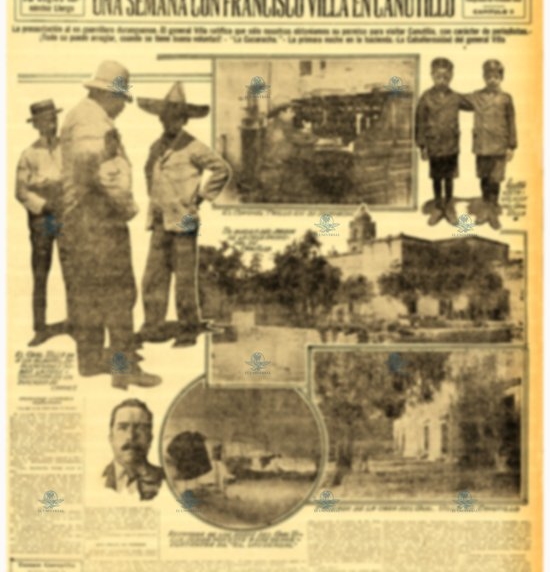ENTREV. EXCLUSIVA A VILLA 13 JUN 1922