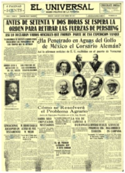 Expedición punitiva-Pershing en México persigue a Villa