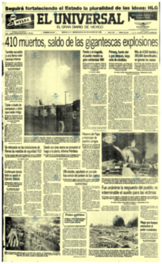 Explosiones en San Juan Ixhuatepec-Tlalnepantla